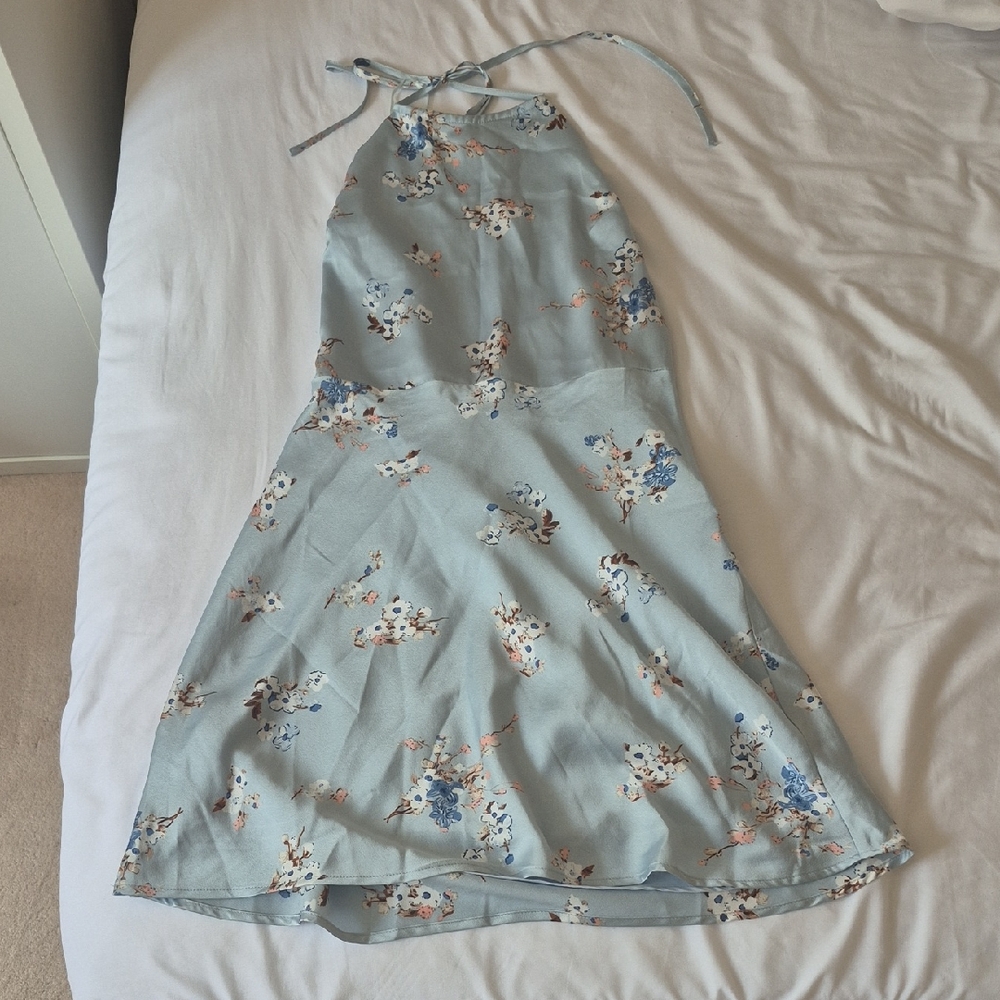 Light Blue Floral Dress